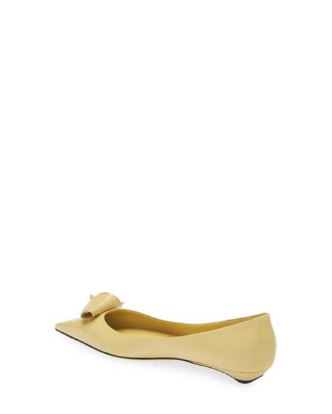 prada floral flats|Prada Loop Bouquet Pointed Toe Flat (Women) .